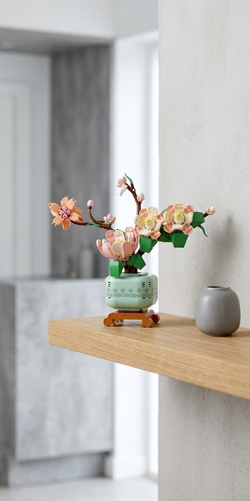Magnolia Brick Bonsai — Build-Your-Own Botanical Décor