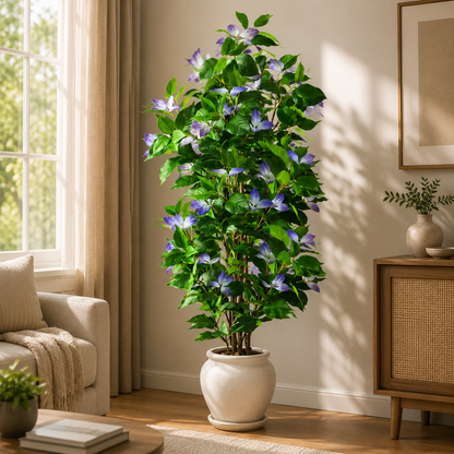 Large Artificial Ficus Tree 82–144cm — Fake Indoor Floor Plant | Faux Tree for Living Room, Office & Home Decor